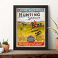 Poster vintage de Caza a caballo. con imágenes vintage y de publicidad antigua.-Artwork-Nacnic-Nacnic Estudio SL