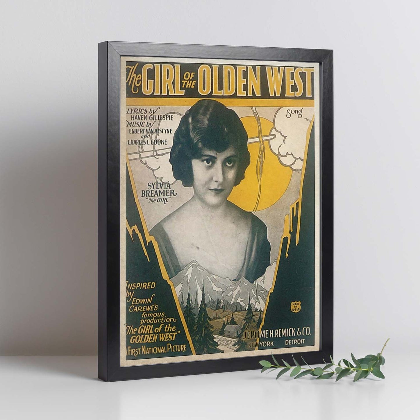 Poster vintage de Chicas del viejo oeste. con imágenes vintage y de publicidad antigua.-Artwork-Nacnic-Nacnic Estudio SL