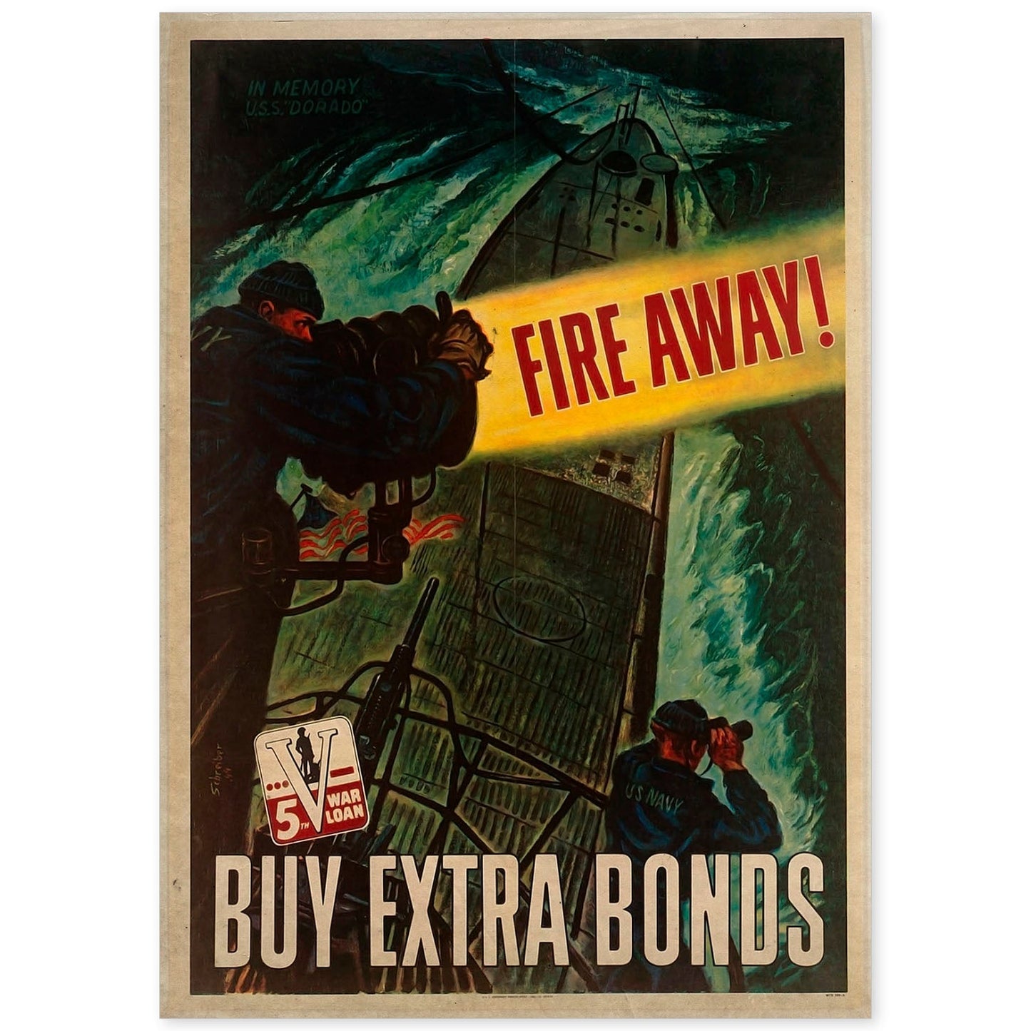 Poster vintage de Compra bonos. con imágenes vintage y de publicidad antigua.-Artwork-Nacnic-A4-Sin marco-Nacnic Estudio SL