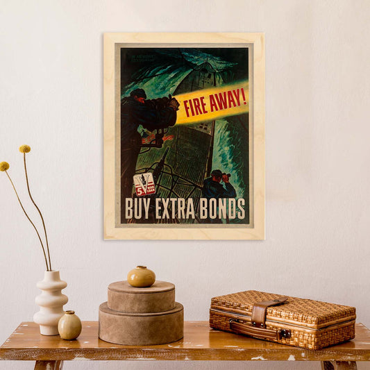 Poster vintage de Compra bonos. con imágenes vintage y de publicidad antigua.-Artwork-Nacnic-Nacnic Estudio SL