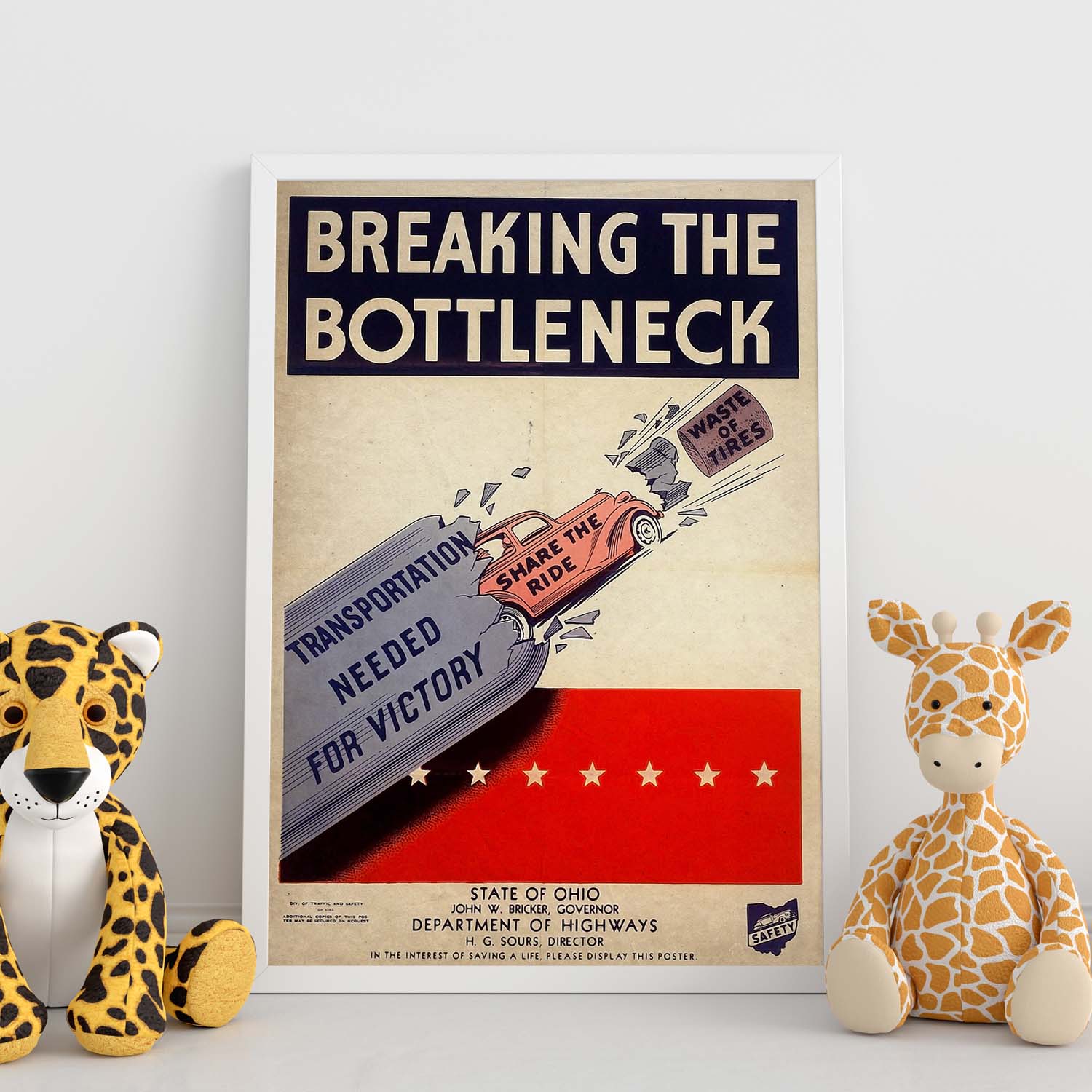Poster vintage de Cuello de botella. con imágenes vintage y de publicidad antigua.-Artwork-Nacnic-Nacnic Estudio SL