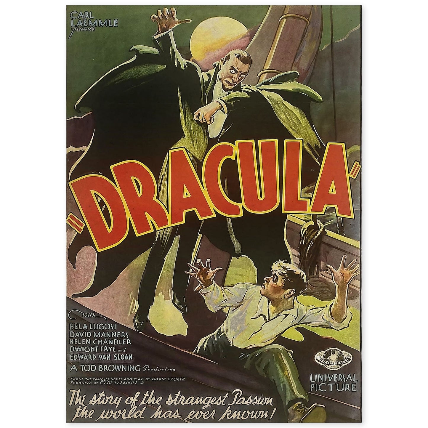 Poster vintage de Dracula. con imágenes vintage y de publicidad antigua.-Artwork-Nacnic-A4-Sin marco-Nacnic Estudio SL