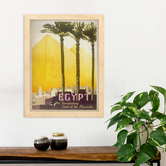 Poster vintage de Egipto. con imágenes vintage y de publicidad antigua.-Artwork-Nacnic-Nacnic Estudio SL