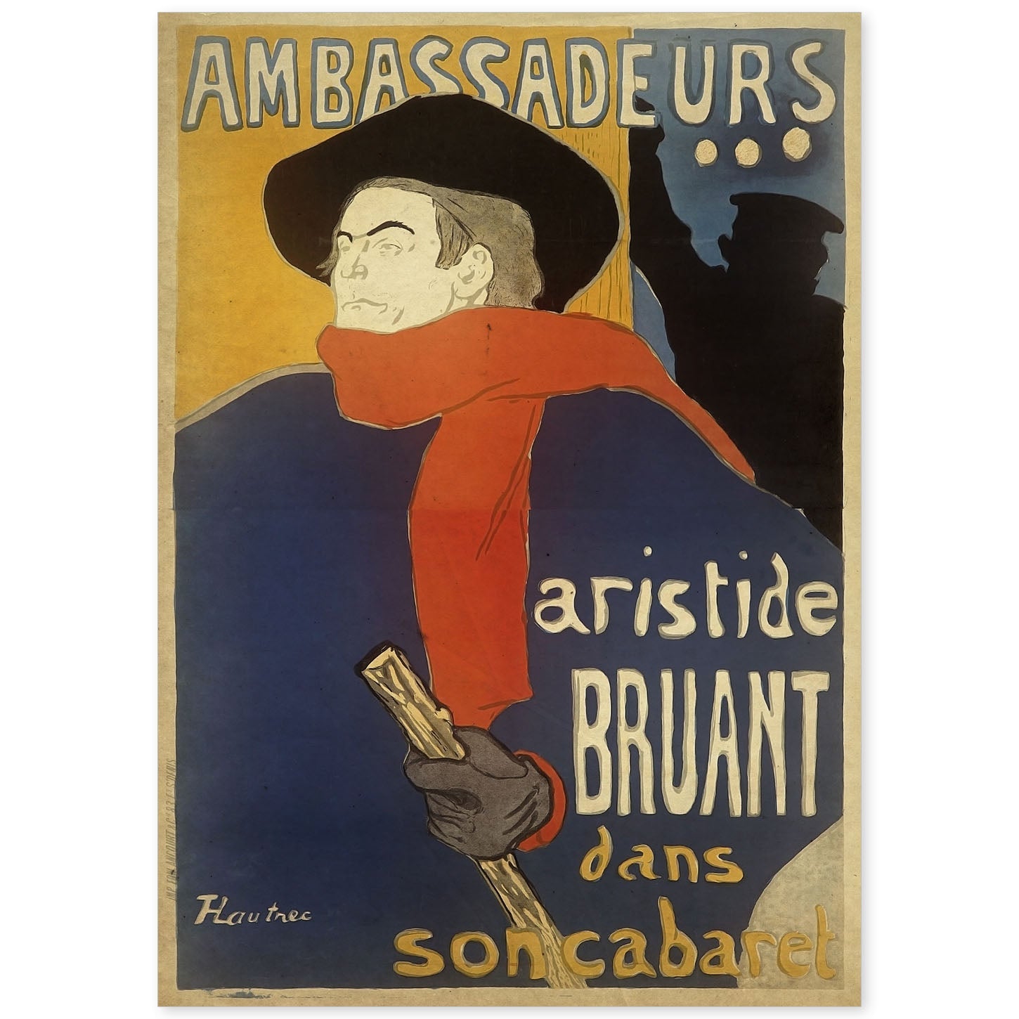 Poster vintage de Embajador. con imágenes vintage y de publicidad antigua.-Artwork-Nacnic-A4-Sin marco-Nacnic Estudio SL