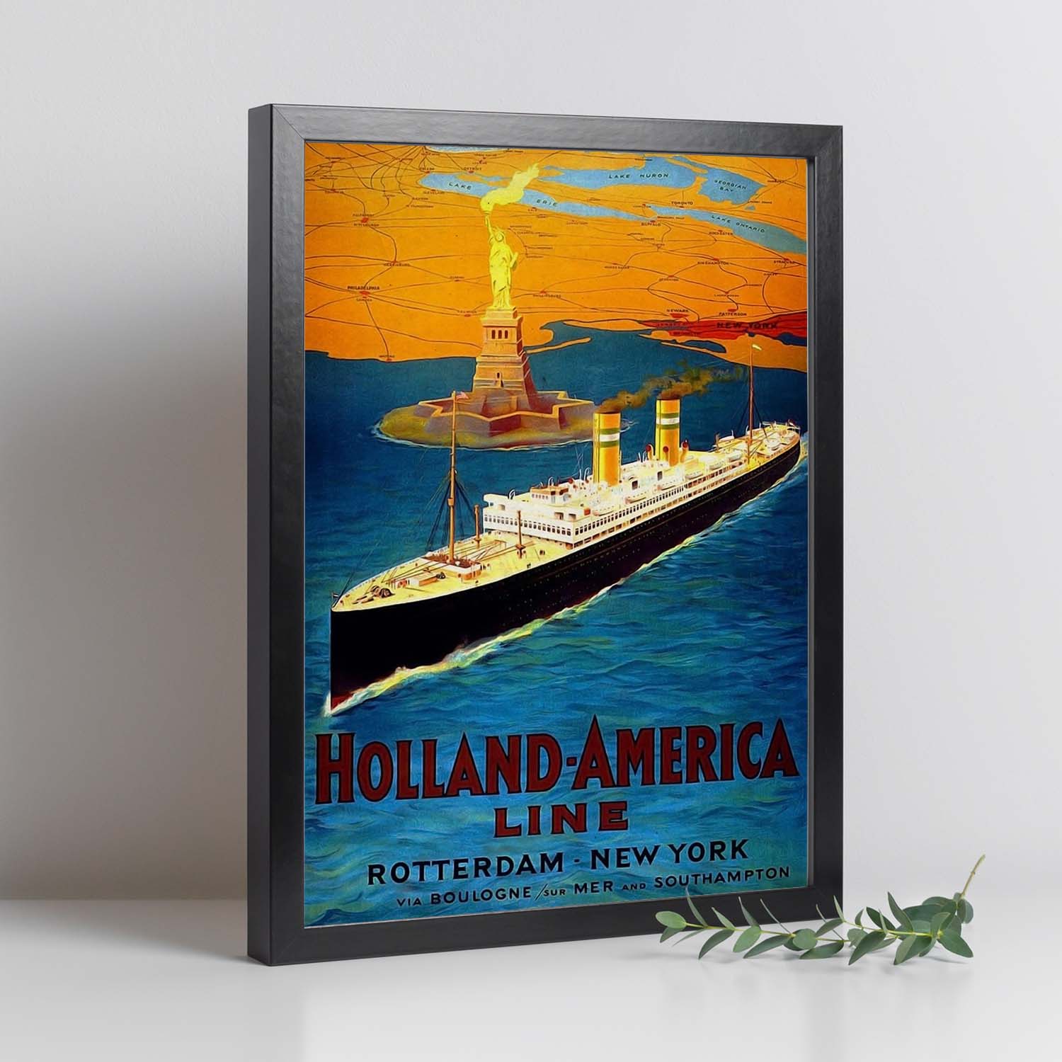 Poster vintage de Holanda. con imágenes vintage y de publicidad antigua.-Artwork-Nacnic-Nacnic Estudio SL