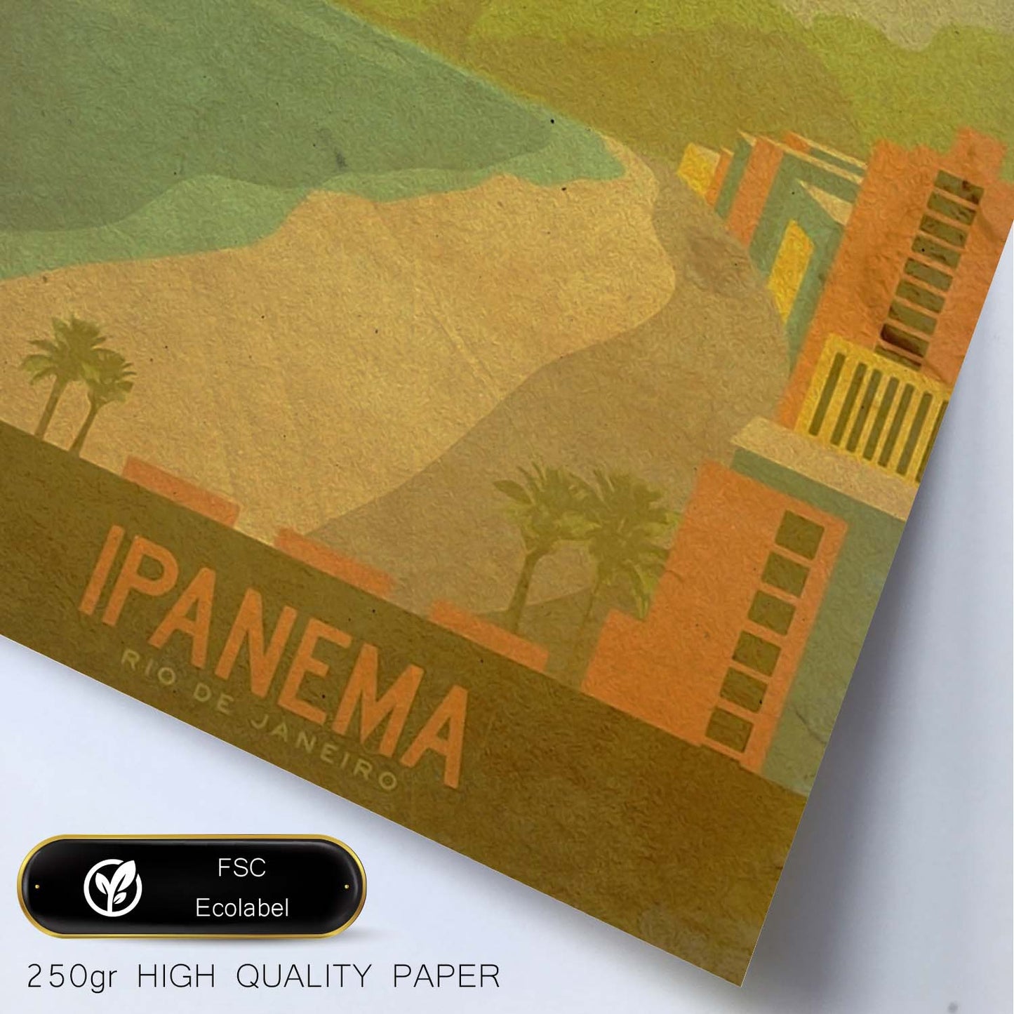 Poster vintage de Ipanema. con imágenes vintage y de publicidad antigua.-Artwork-Nacnic-Nacnic Estudio SL