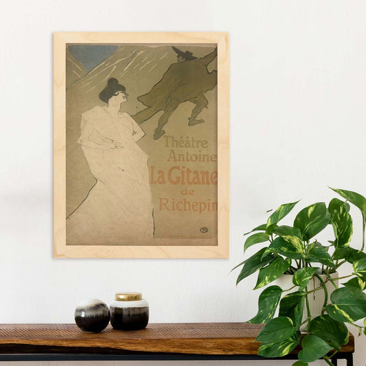 Poster vintage de La Gitana. con imágenes vintage y de publicidad antigua.-Artwork-Nacnic-Nacnic Estudio SL