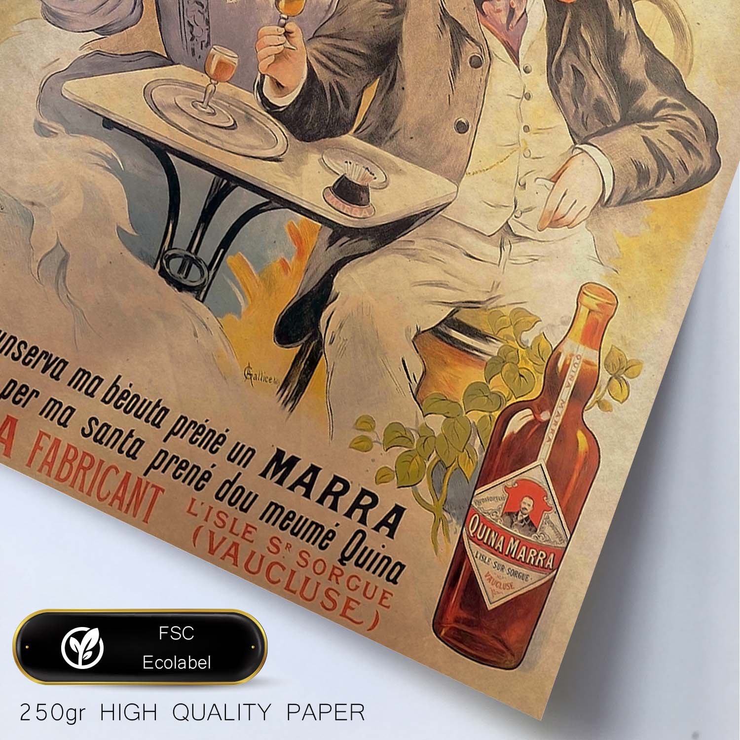 Poster vintage de Licor vintage. con imágenes vintage y de publicidad antigua.-Artwork-Nacnic-Nacnic Estudio SL