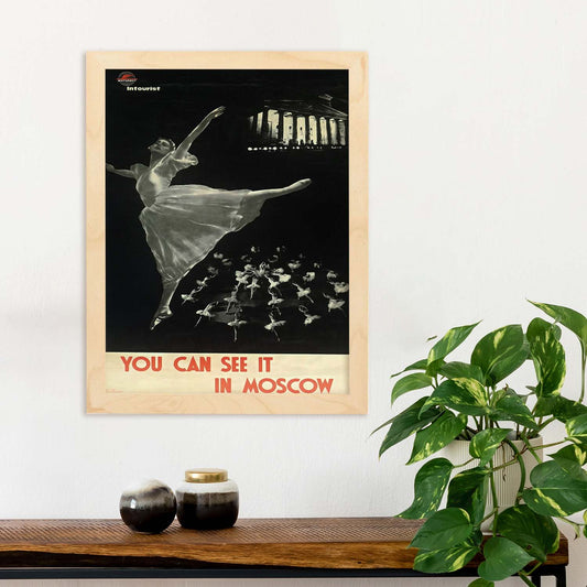 Poster vintage de Moscú. con imágenes vintage y de publicidad antigua.-Artwork-Nacnic-Nacnic Estudio SL
