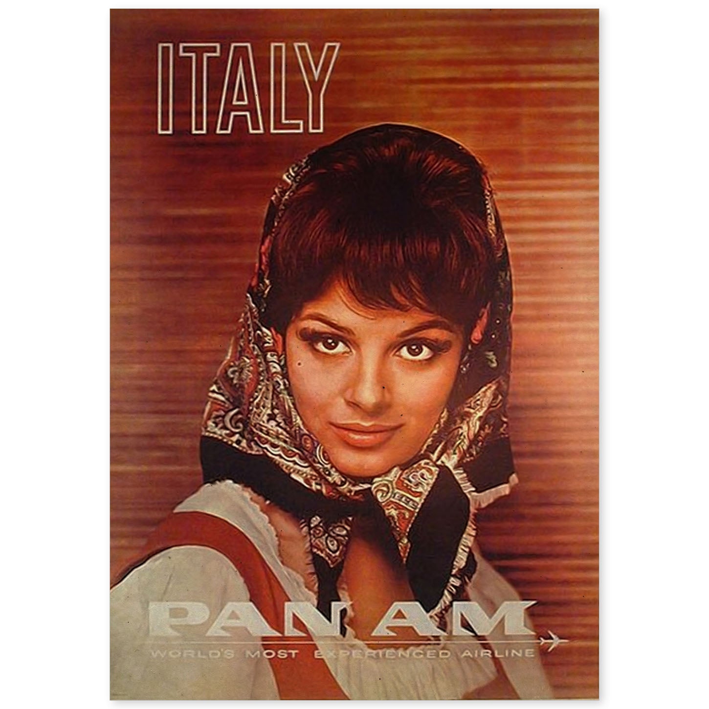 Poster vintage de Mujer Italiana. con imágenes vintage y de publicidad antigua.-Artwork-Nacnic-A4-Sin marco-Nacnic Estudio SL