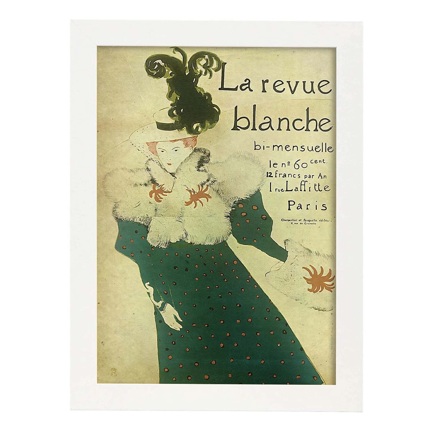 Poster vintage de Mujer vintage. con imágenes vintage y de publicidad antigua.-Artwork-Nacnic-A3-Marco Blanco-Nacnic Estudio SL