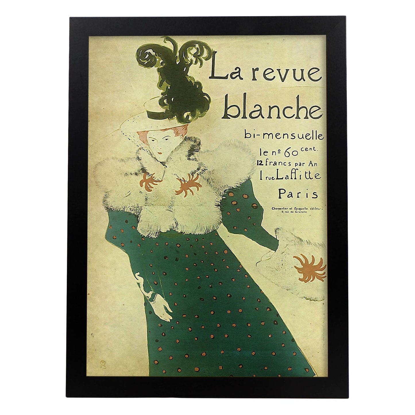Poster vintage de Mujer vintage. con imágenes vintage y de publicidad antigua.-Artwork-Nacnic-A3-Marco Negro-Nacnic Estudio SL
