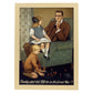 Poster vintage de Papá que hiciste. con imágenes vintage y de publicidad antigua.-Artwork-Nacnic-A3-Marco Madera clara-Nacnic Estudio SL