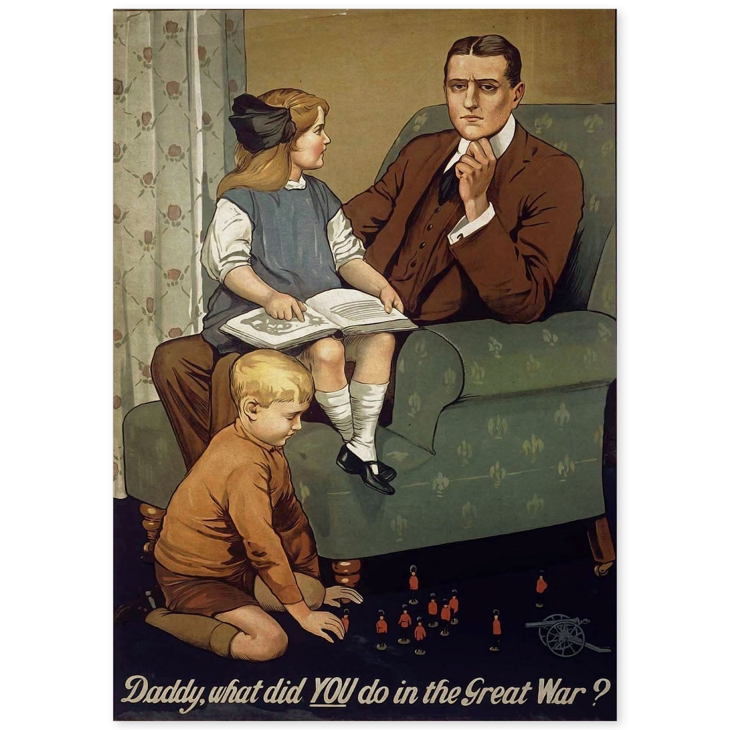 Poster vintage de Papá que hiciste. con imágenes vintage y de publicidad antigua.-Artwork-Nacnic-A4-Sin marco-Nacnic Estudio SL