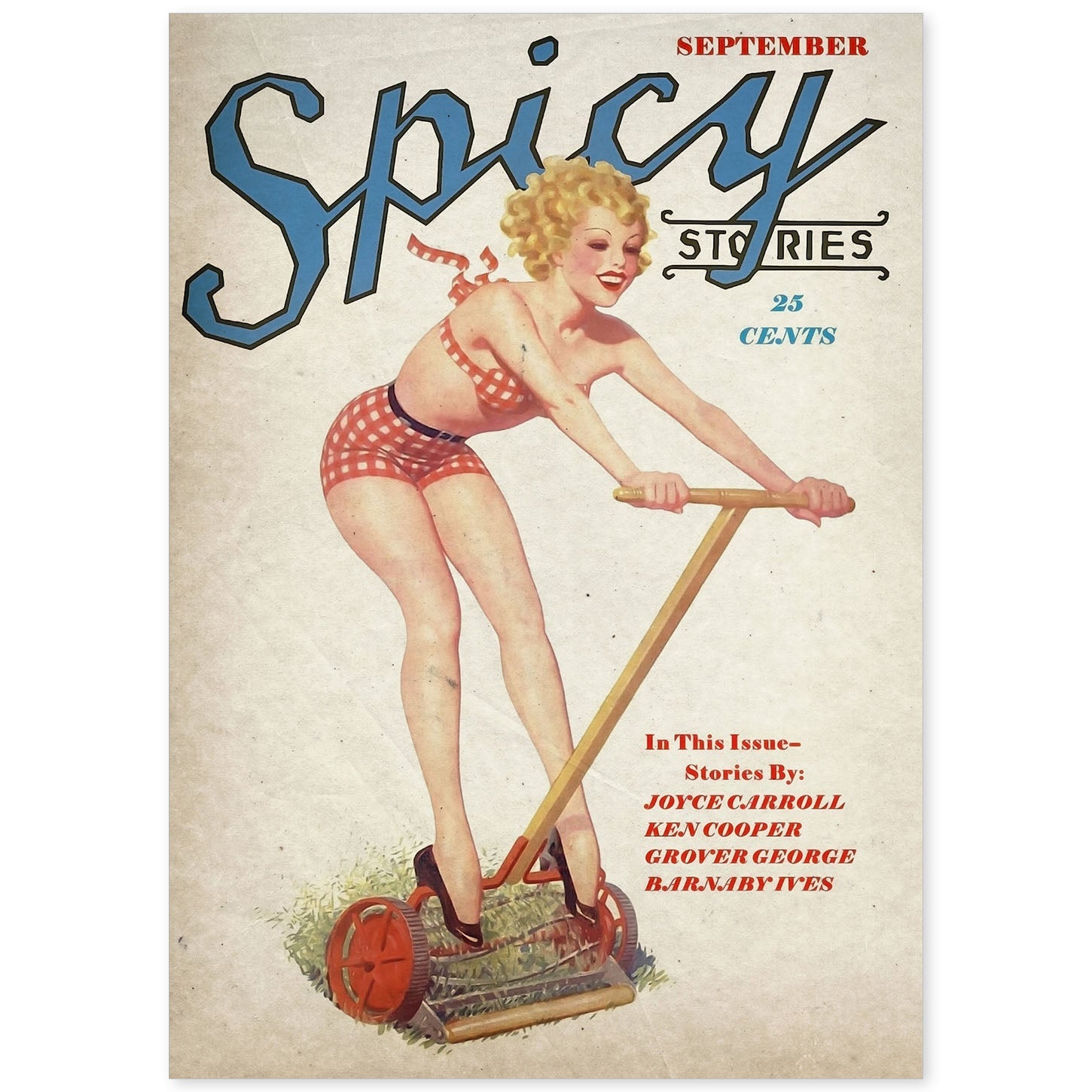 Poster vintage de Picante. con imágenes vintage y de publicidad antigua.-Artwork-Nacnic-A4-Sin marco-Nacnic Estudio SL