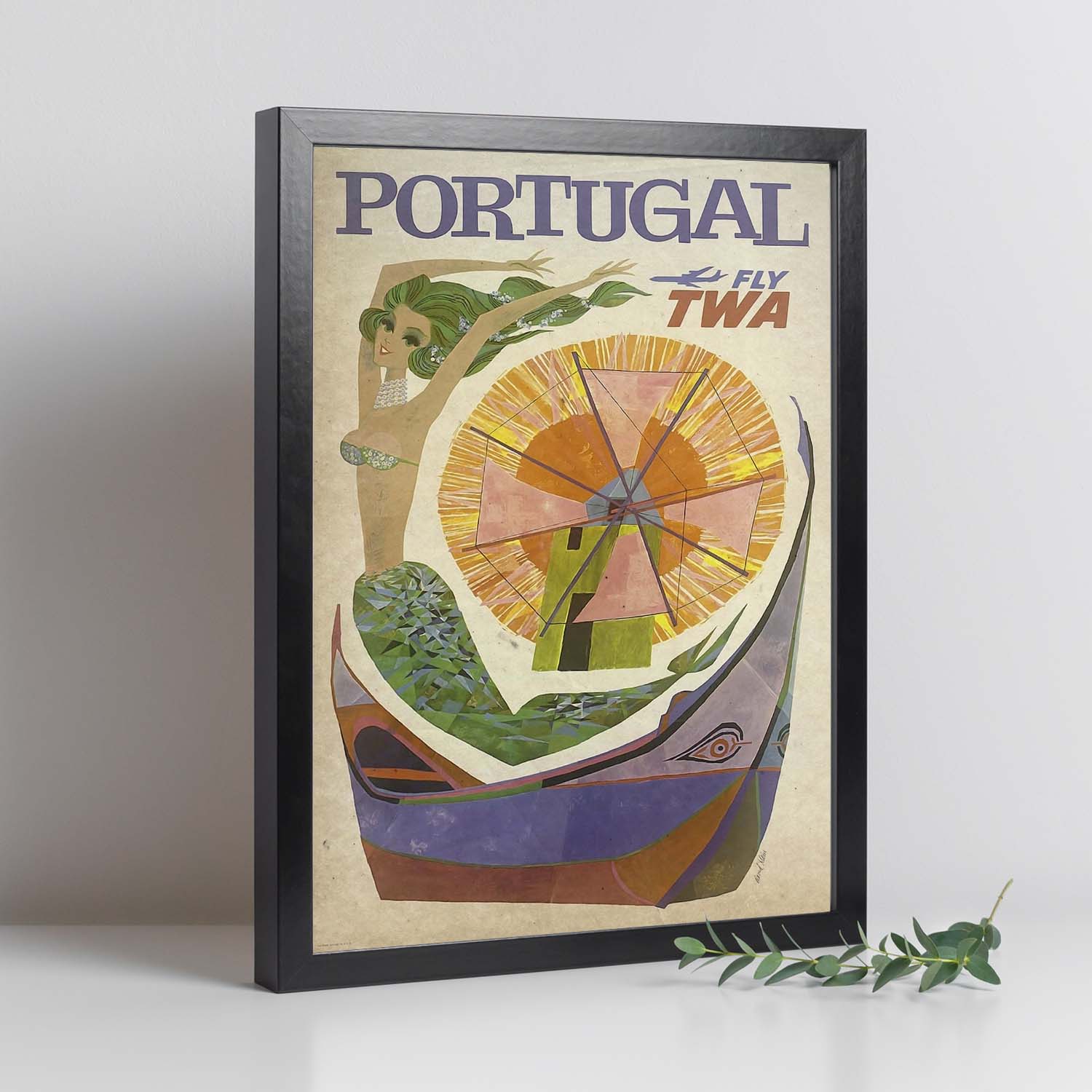 Poster vintage de Portugal. con imágenes vintage y de publicidad antigua.-Artwork-Nacnic-Nacnic Estudio SL