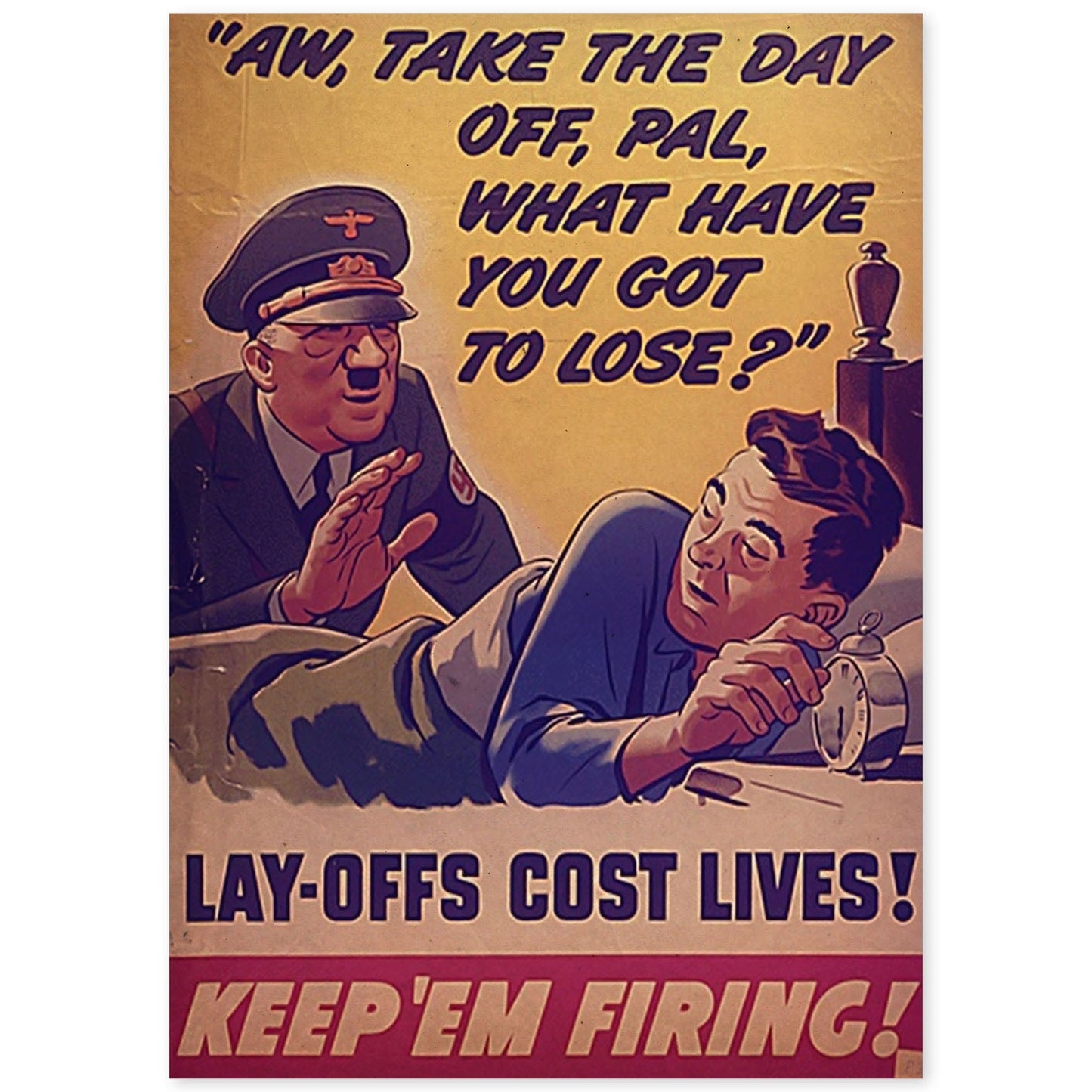 Poster vintage de Poster de guerra 3. con imágenes vintage y de publicidad antigua.-Artwork-Nacnic-A4-Sin marco-Nacnic Estudio SL