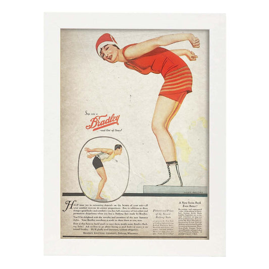 Poster vintage de Salta. con imágenes vintage y de publicidad antigua.-Artwork-Nacnic-A4-Marco Blanco-Nacnic Estudio SL