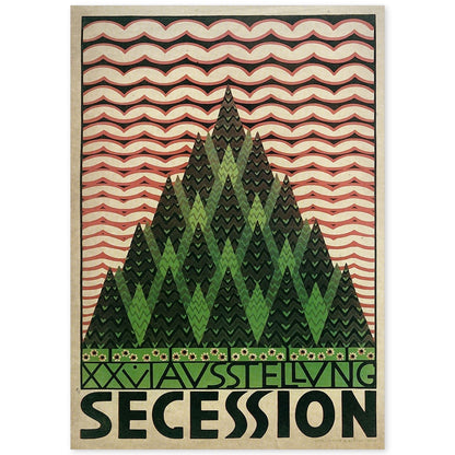 Poster vintage de Secesión. con imágenes vintage y de publicidad antigua.-Artwork-Nacnic-A4-Sin marco-Nacnic Estudio SL