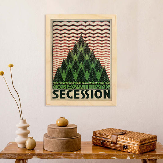 Poster vintage de Secesión. con imágenes vintage y de publicidad antigua.-Artwork-Nacnic-Nacnic Estudio SL