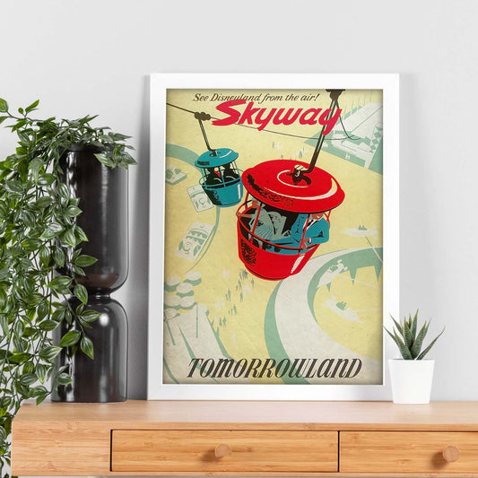 Poster vintage de Skyway. con imágenes vintage y de publicidad antigua.-Artwork-Nacnic-Nacnic Estudio SL