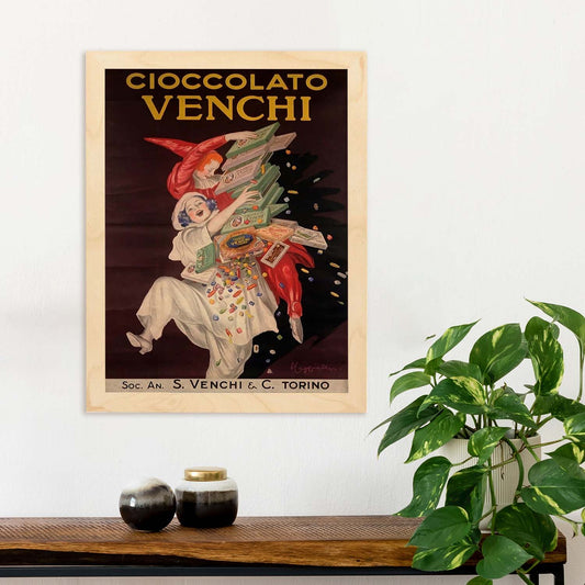 Poster vintage de Venchi. con imágenes vintage y de publicidad antigua.-Artwork-Nacnic-Nacnic Estudio SL