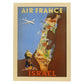 Poster vintage de Viaja a Israel. con imágenes vintage y de publicidad antigua.-Artwork-Nacnic-A4-Marco Madera clara-Nacnic Estudio SL
