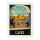 Poster vintage de Visita el Cairo. con imágenes vintage y de publicidad antigua.-Artwork-Nacnic-A3-Marco Blanco-Nacnic Estudio SL