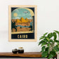 Poster vintage de Visita el Cairo. con imágenes vintage y de publicidad antigua.-Artwork-Nacnic-Nacnic Estudio SL