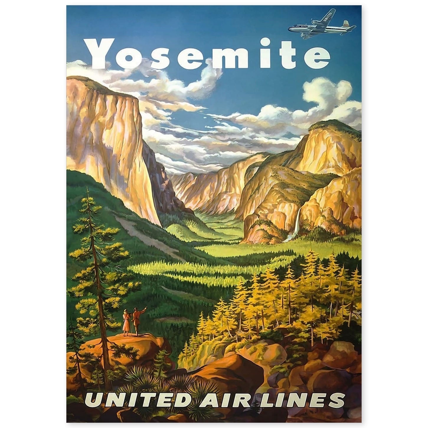 Poster vintage de Yosemitas. con imágenes vintage y de publicidad antigua.-Artwork-Nacnic-A4-Sin marco-Nacnic Estudio SL