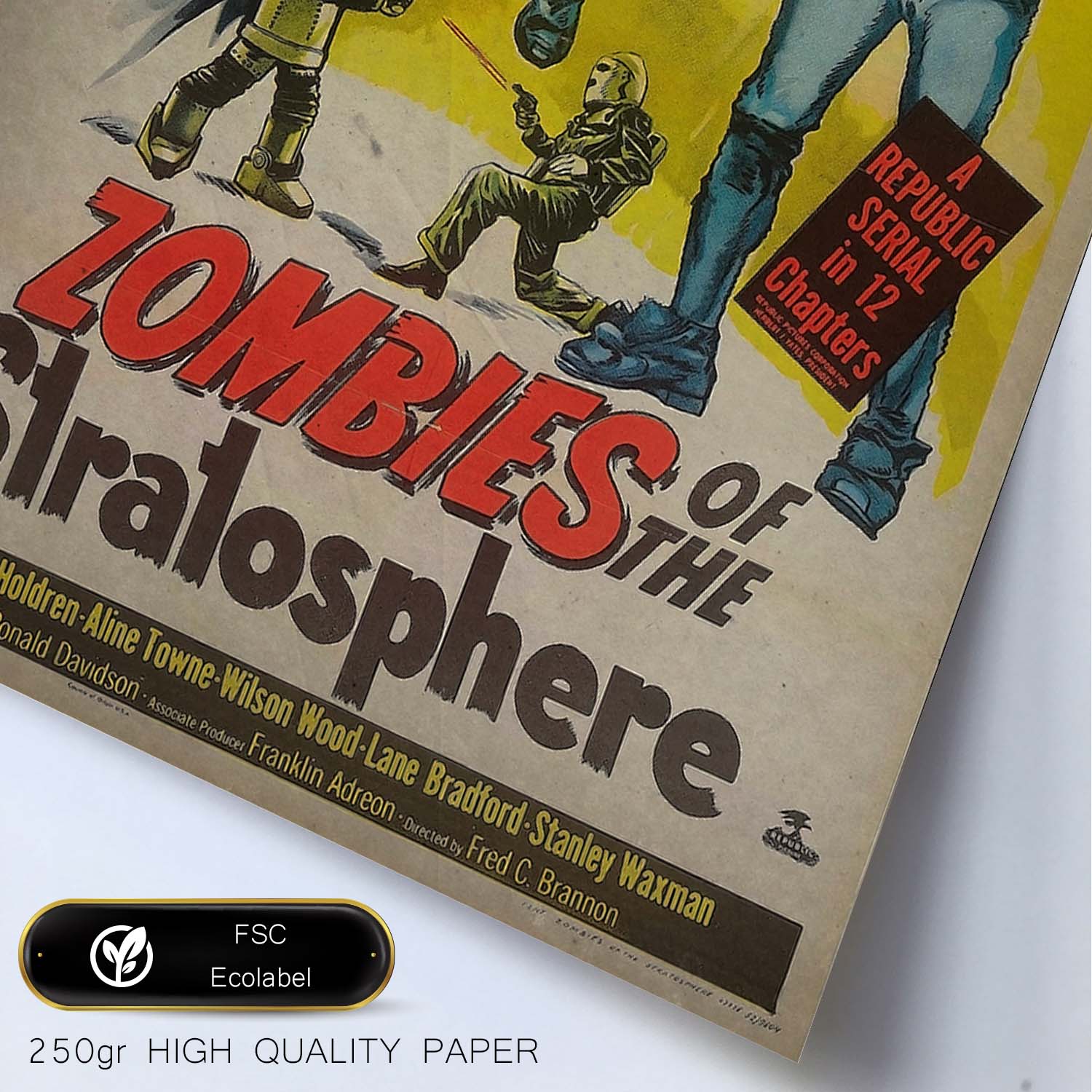 Poster vintage de Zombies. con imágenes vintage y de publicidad antigua.-Artwork-Nacnic-Nacnic Estudio SL