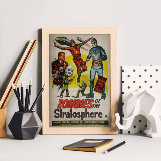 Poster vintage de Zombies. con imágenes vintage y de publicidad antigua.-Artwork-Nacnic-Nacnic Estudio SL