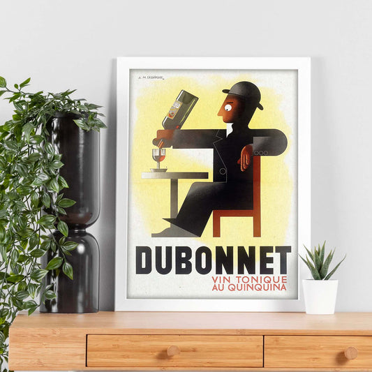 Poster vintage. Anuncio vintage de Dubo Dubon Dubonnet de 1932..-Artwork-Nacnic-Nacnic Estudio SL