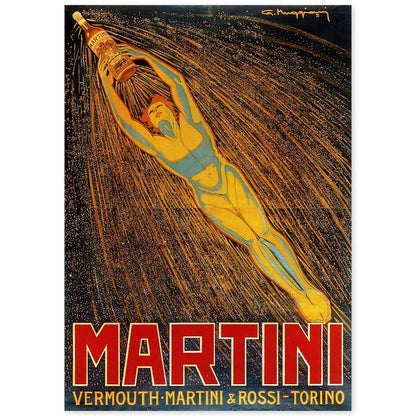 Poster vintage. Anuncio vintage de Martini & Rossi.-Artwork-Nacnic-A4-Sin marco-Nacnic Estudio SL