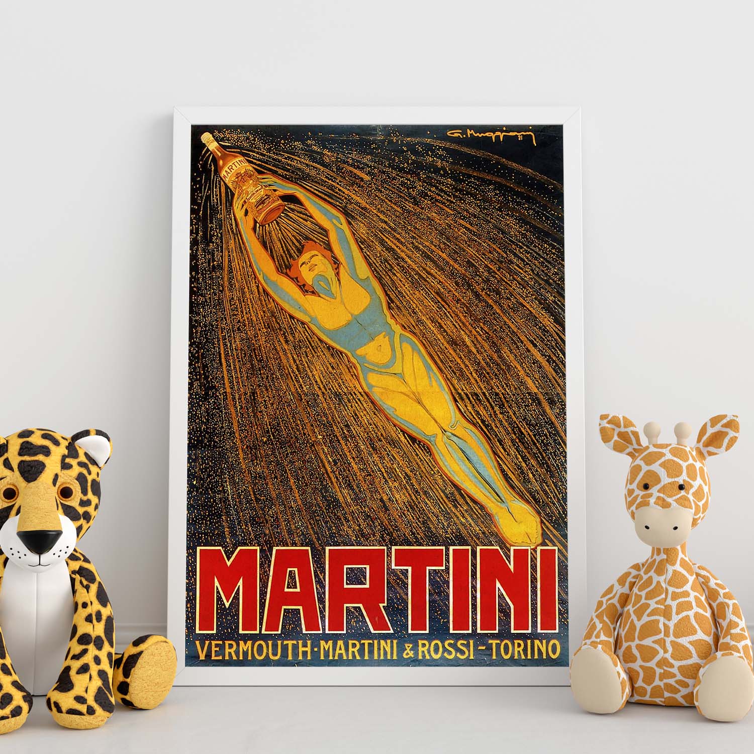 Poster vintage. Anuncio vintage de Martini & Rossi.-Artwork-Nacnic-Nacnic Estudio SL