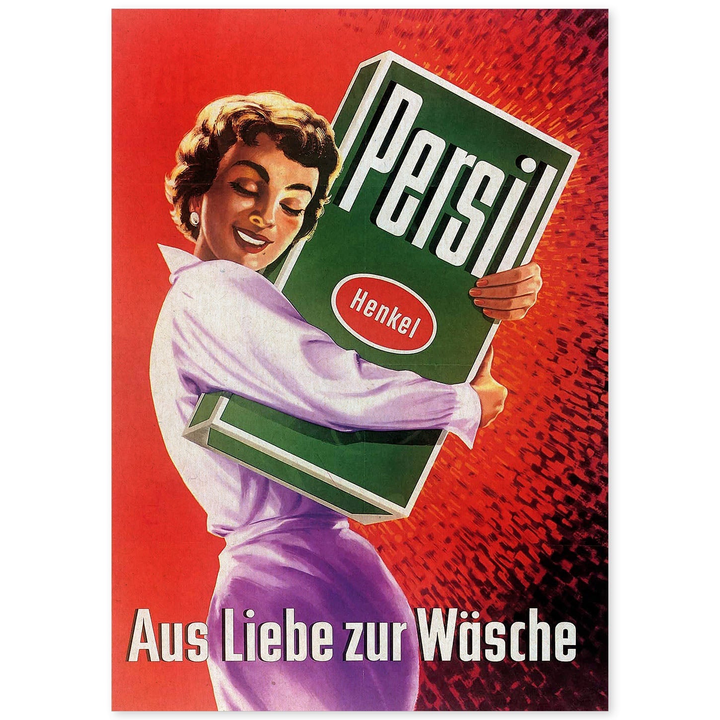 Poster vintage. Anuncio vintage de Persil de los años 50..-Artwork-Nacnic-A4-Sin marco-Nacnic Estudio SL