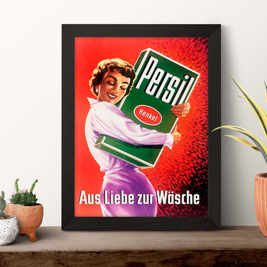 Poster vintage. Anuncio vintage de Persil de los años 50..-Artwork-Nacnic-Nacnic Estudio SL