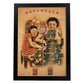 Poster vintage. Anuncio vintage de tabaco Chino Shanghay.-Artwork-Nacnic-A4-Marco Negro-Nacnic Estudio SL