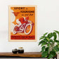 Poster vintage. Anuncio vintage del Sport ou Tourisme un seul Club Motorcycle Club de France.-Artwork-Nacnic-Nacnic Estudio SL