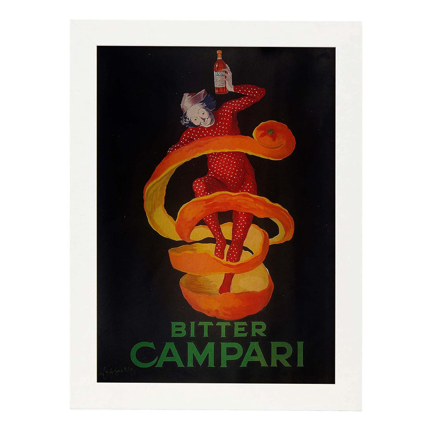 Poster vintage. Anuncio vintage italiano de Campari de 1921.-Artwork-Nacnic-A3-Marco Blanco-Nacnic Estudio SL
