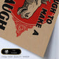 Poster vintage. Anuncio vintage Its enough to make a laugh.-Artwork-Nacnic-Nacnic Estudio SL