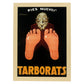 Poster vintage. Anuncio vintage Tarborats.-Artwork-Nacnic-A3-Marco Madera clara-Nacnic Estudio SL