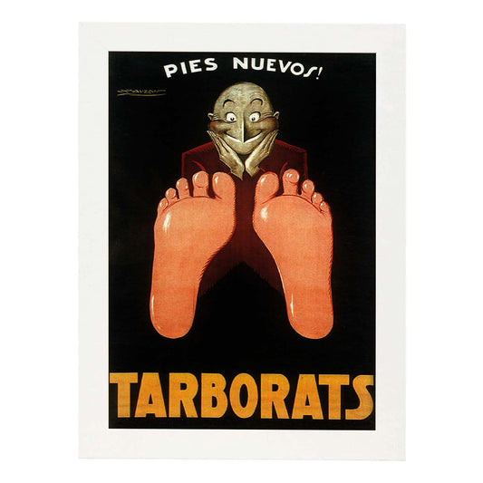 Poster vintage. Anuncio vintage Tarborats.-Artwork-Nacnic-A4-Marco Blanco-Nacnic Estudio SL