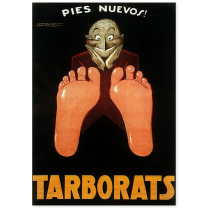 Poster vintage. Anuncio vintage Tarborats.-Artwork-Nacnic-A4-Sin marco-Nacnic Estudio SL