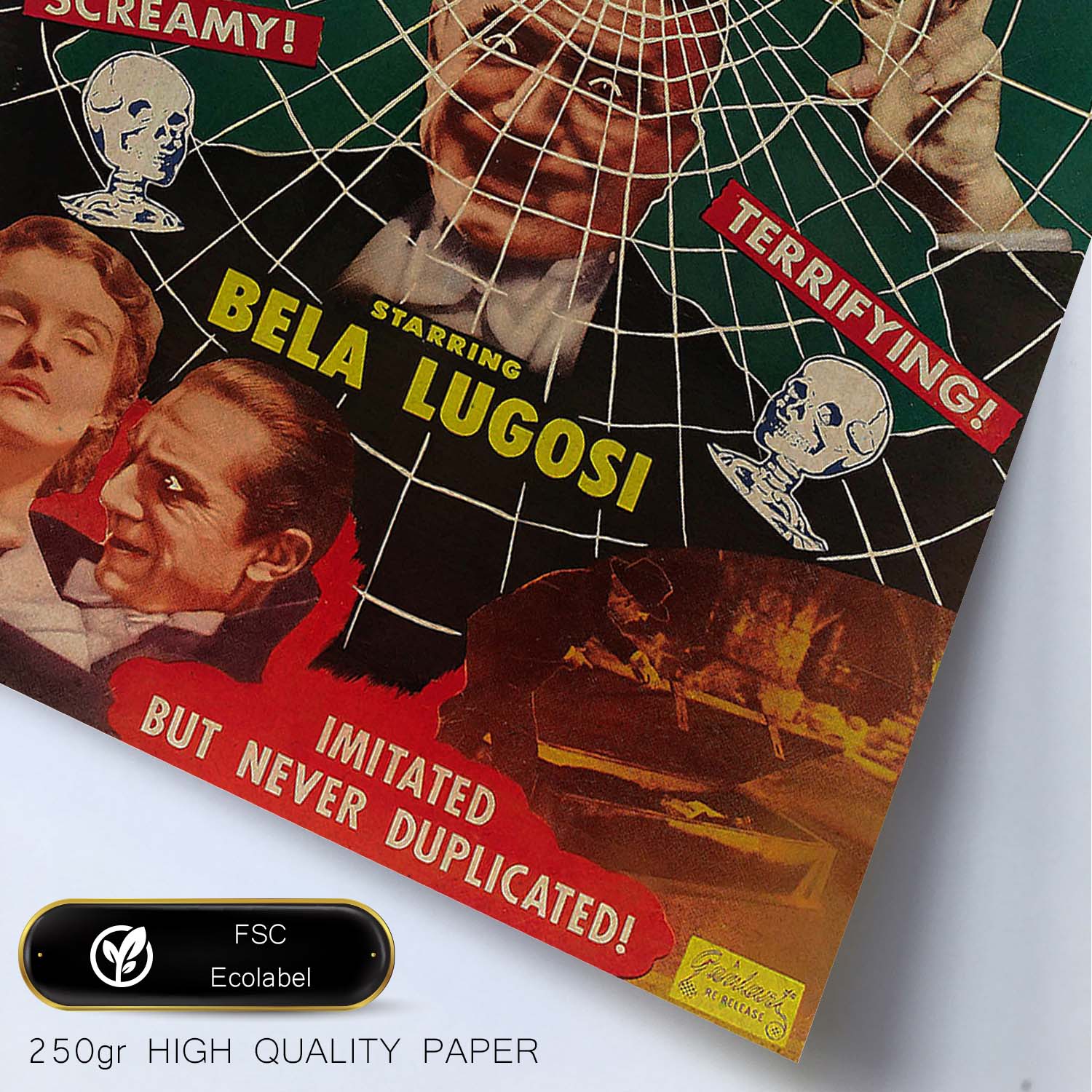 Poster vintage. Cartel cine vintage "Dracula".-Artwork-Nacnic-Nacnic Estudio SL