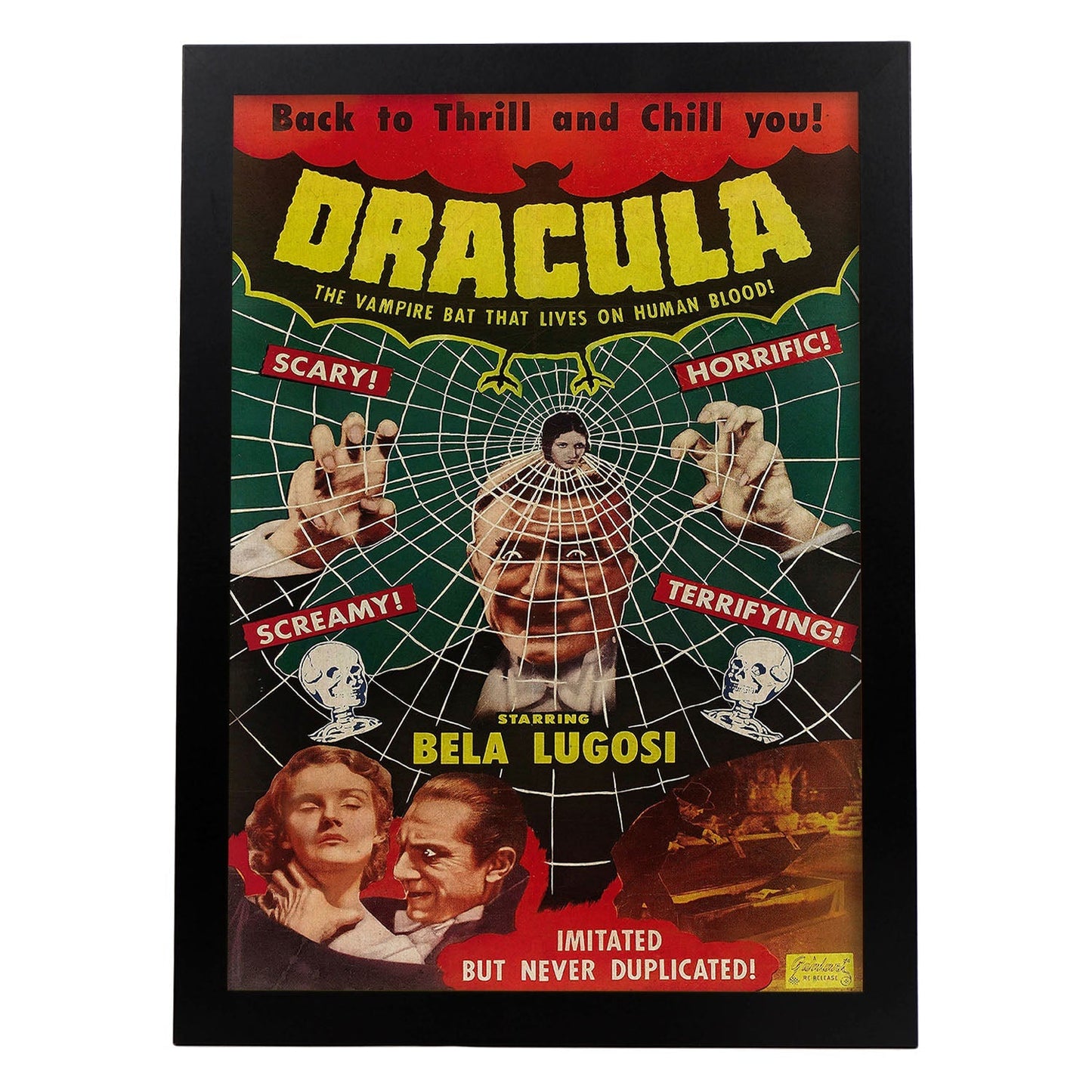 Poster vintage. Cartel cine vintage "Dracula".-Artwork-Nacnic-A3-Marco Negro-Nacnic Estudio SL