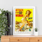 Poster vintage. Cartel cine vintage "El ataque de la mujer gigante".-Artwork-Nacnic-Nacnic Estudio SL