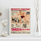 Poster vintage. Cartel cine vintage "Tarzan en india".-Artwork-Nacnic-Nacnic Estudio SL