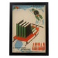 Poster vintage. Cartel de biblioteca. Usa la biblioteca.-Artwork-Nacnic-A4-Marco Negro-Nacnic Estudio SL