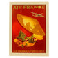 Poster vintage. Cartel de publicidad vintage. Viaja a oriente.-Artwork-Nacnic-A3-Marco Madera clara-Nacnic Estudio SL
